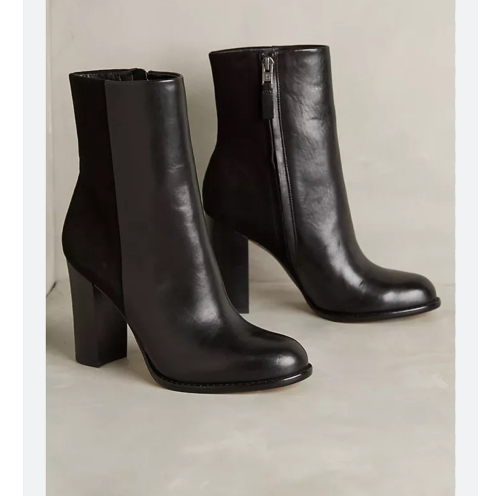 Sam Edelman Reyes Black Heeled Boots